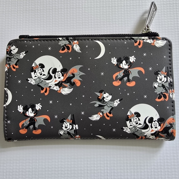 Loungefly | Disney Mickey & Minnie Halloween Wallet - Picture 2 of 7